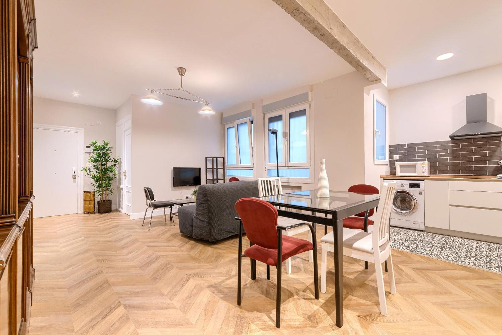 Euskalduna, Vivienda Turistica Moderna Y Renovado Bilbao Exteriér fotografie